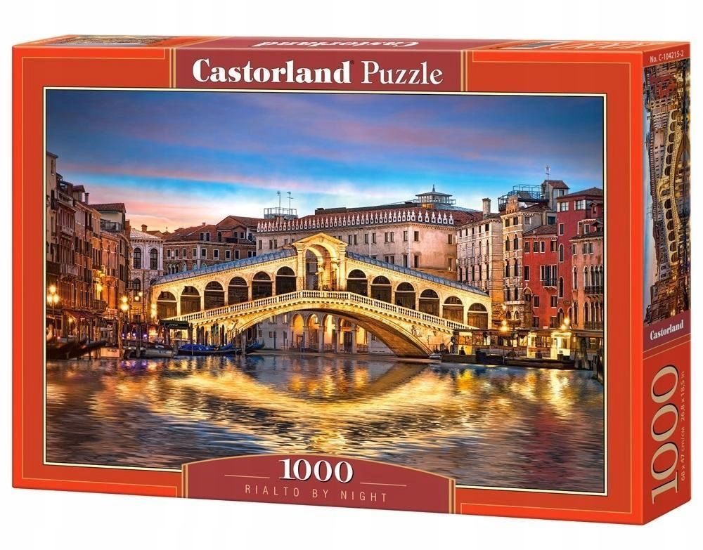 Puzzle 1000 Rialto By Night Castor, Castorland
