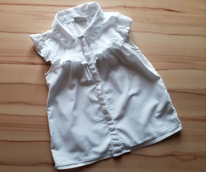 Elegancka biała bluzka galowa Next 116