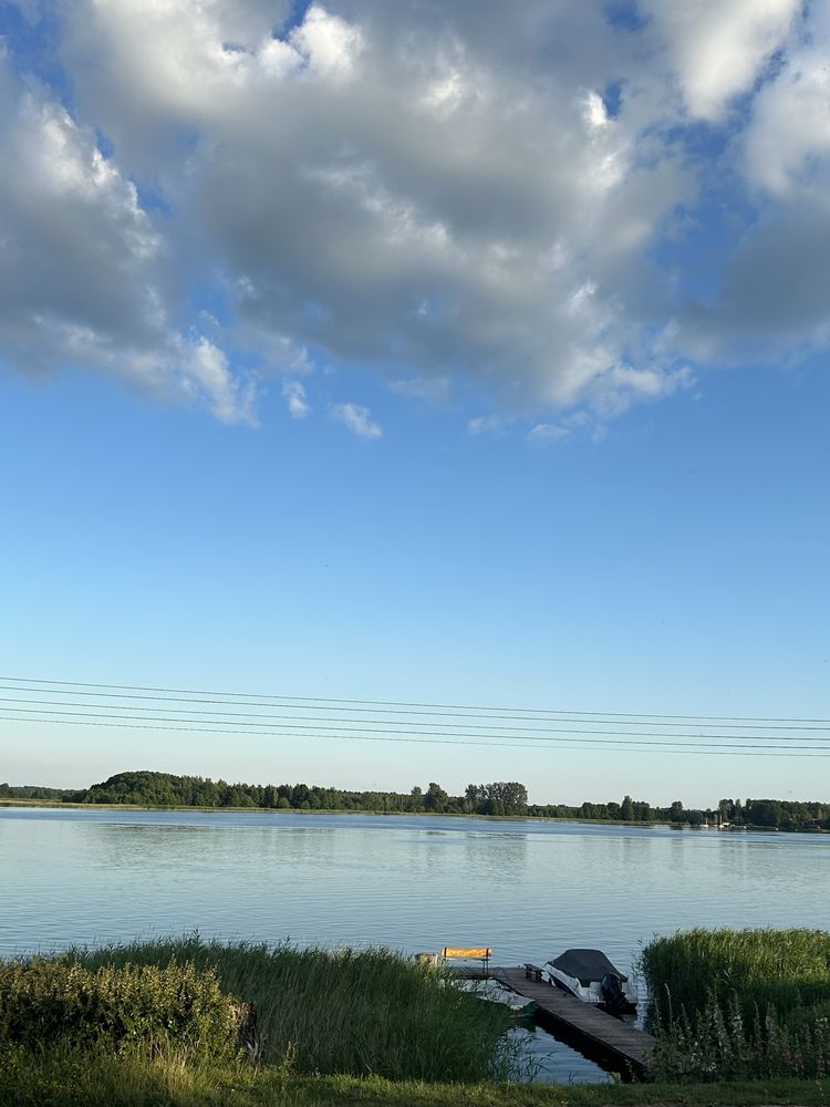 Dom Apartament  widok na jezioro, prywatny pomost Kal Szlak WJM
