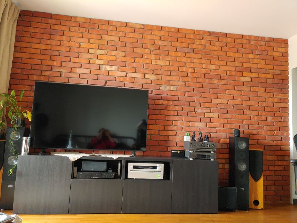 Płytki cięte z lica cegły naturalnej loft ponad 6 m kw