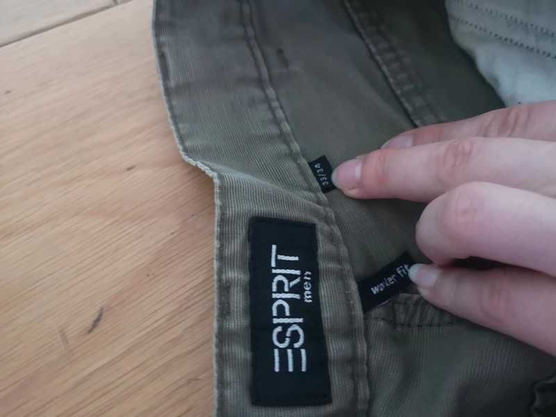 Esprit men jeans spodnie khaki r. 33/34