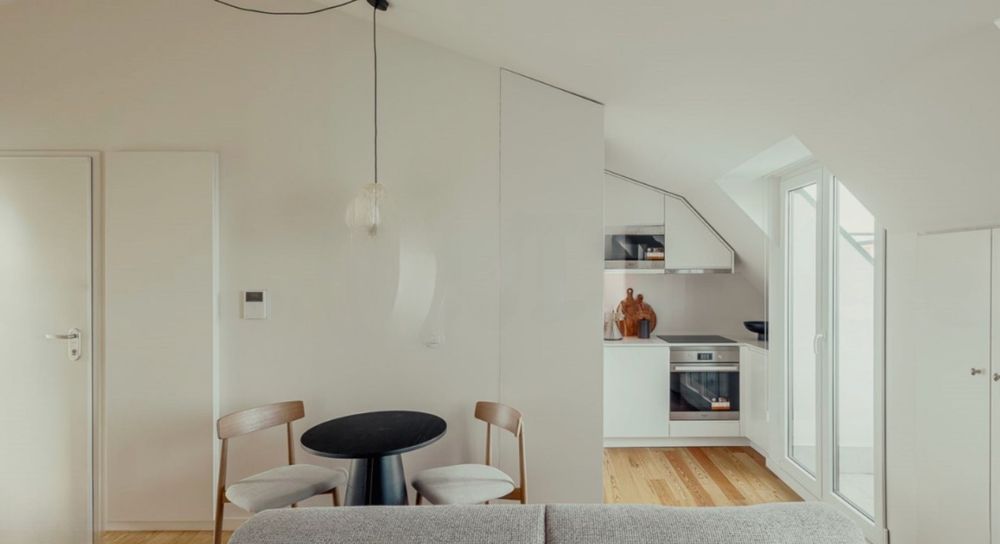 Apartamento NOVO T1 Campo Ourique - último andar 5 terraços