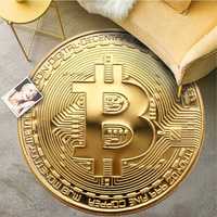 OKRĄGŁY DYWAN Bitcoin - Kryptowaluta