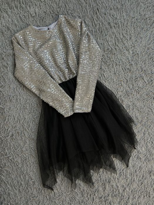 Святкова дитяча сукня. сукня з пайєтками для дівчинки на 11-12 років