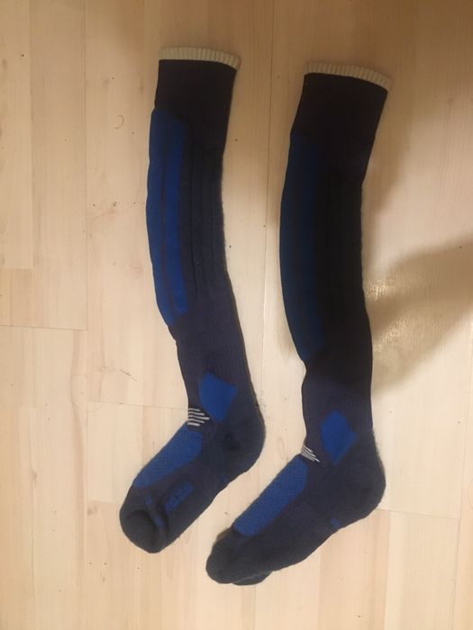 Skarpetki narciarskie damskie 38/40 heatline blue decathlon wełna