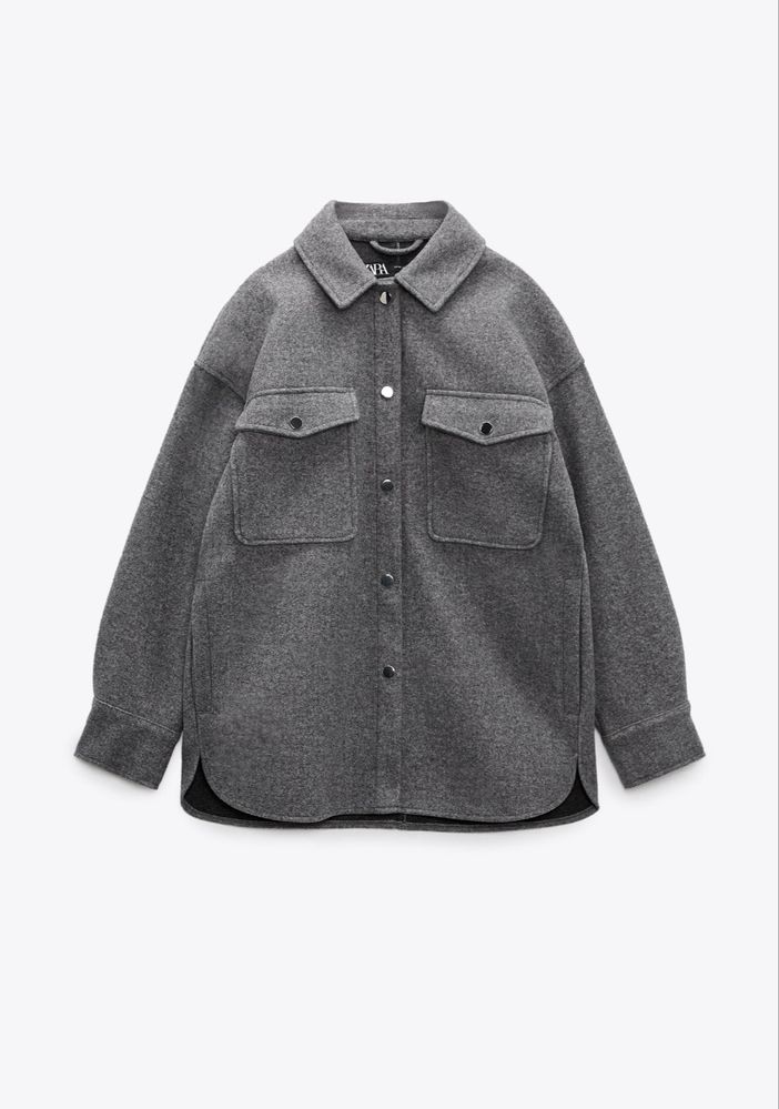 Нова жіноча тепла сорочка куртка Zara