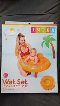 Kółko-fotelik do no pływania dla niemowląt