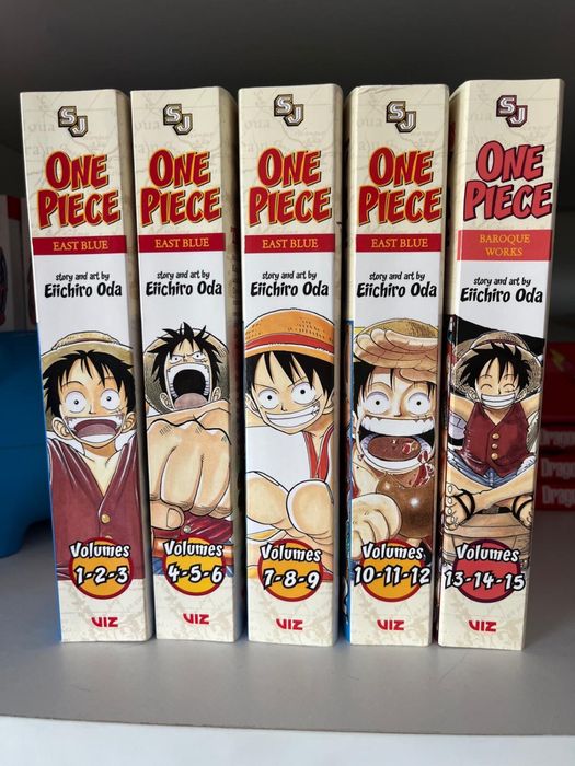 Conjunto de livros One Piece
