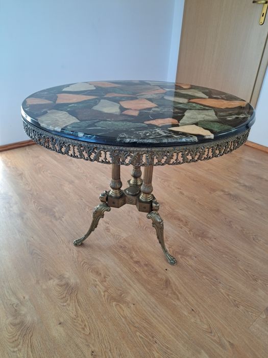 Stolik mosieżny, piękny