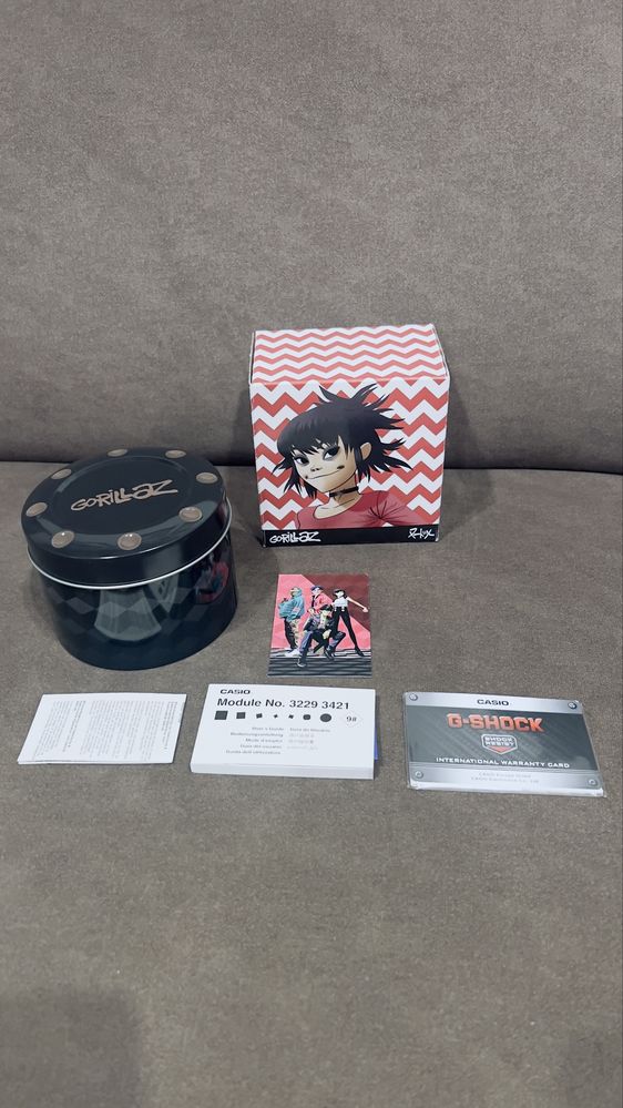 Zegarek limitowany Casio g shock x Gorillaz Noodle