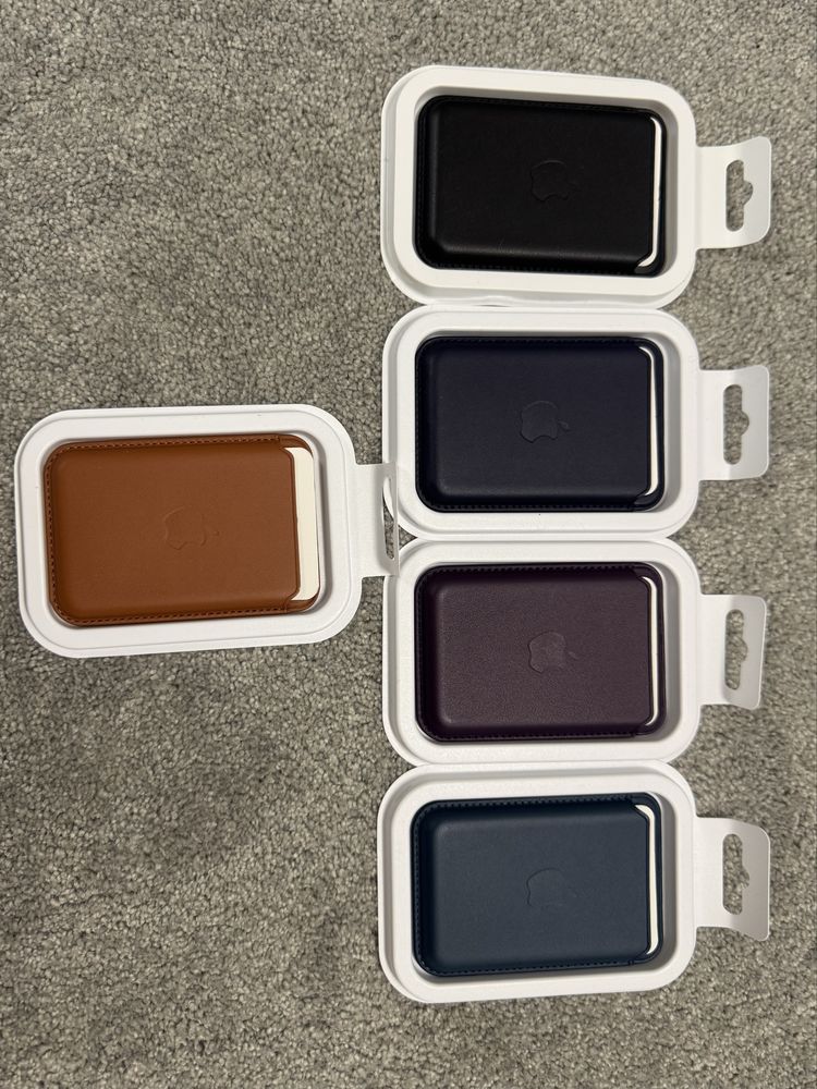 Кошелек кожаный магнитный magsafe для iphone