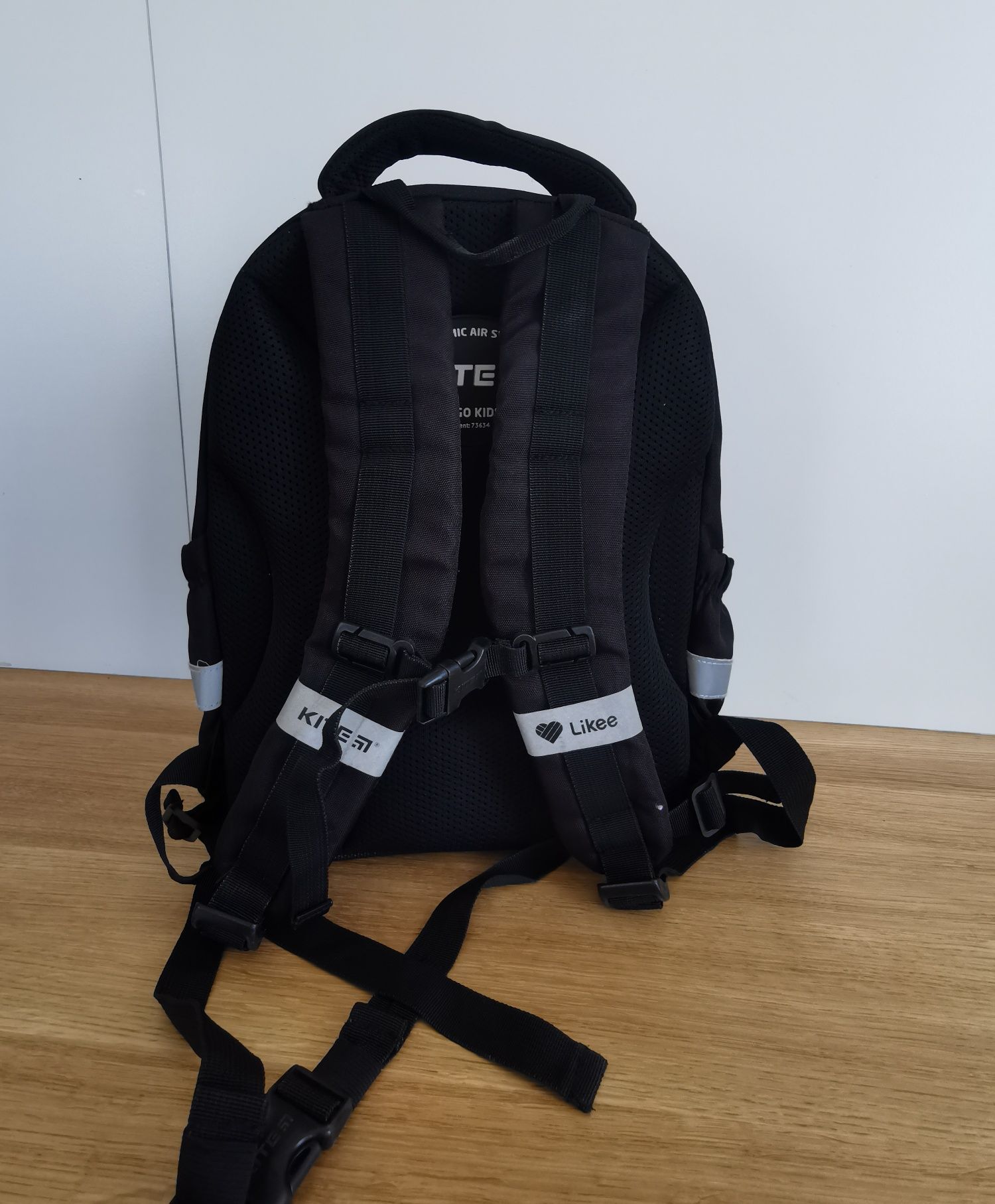 Рюкзак напівкаркасний Kite Likee +пенал +сумка чорний LK 22-700M