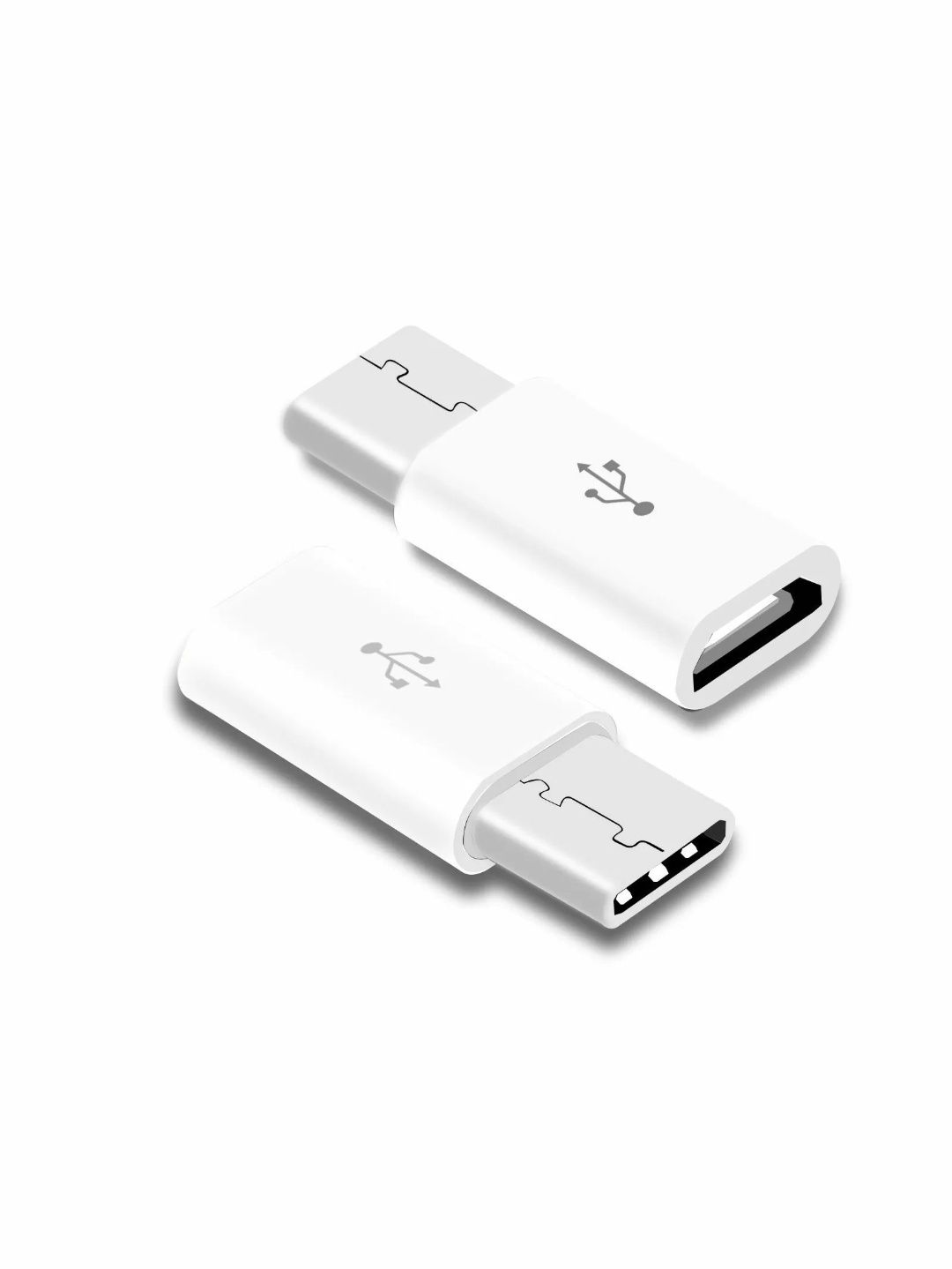 Pack 2 Adaptador micro USB para type c