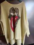 Sweter żołty cytrynowy  roz52