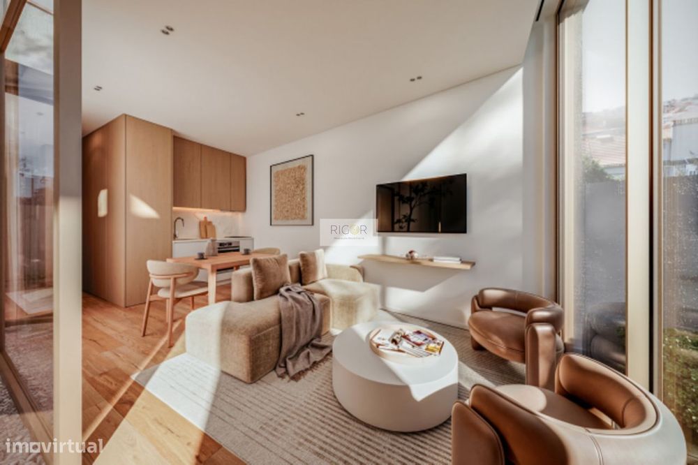 Apartamento T1+1 com terraço no centro de Matosinhos