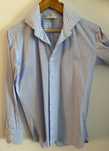 Camisa Sacoor - xadrez azul/branco