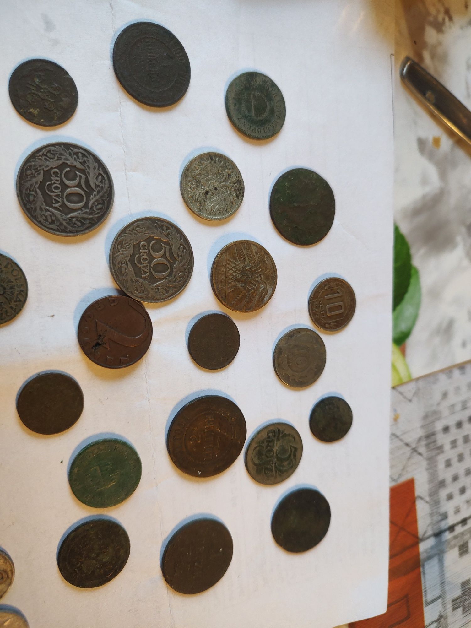 Stare monety zestaw