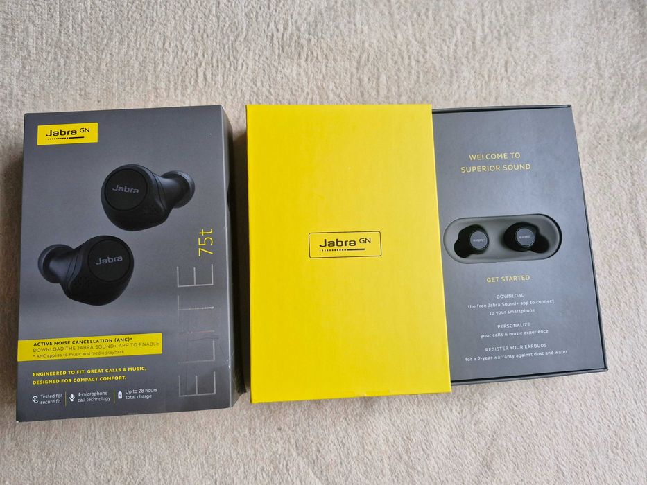 Słuchawki dokanałowe Jabra Elite 75t