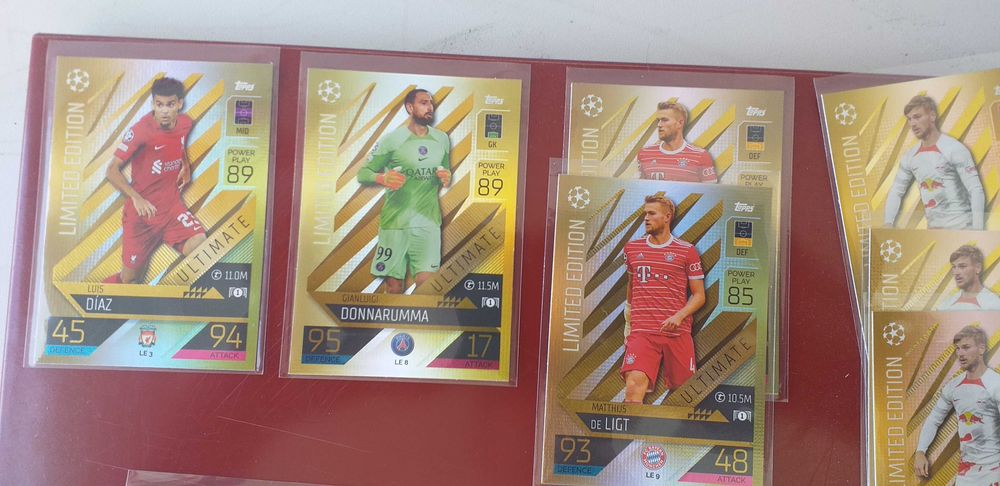 Cartas TOPPS Match Attax 22/23 EXTRA (Champions, Europa e Conferencia)