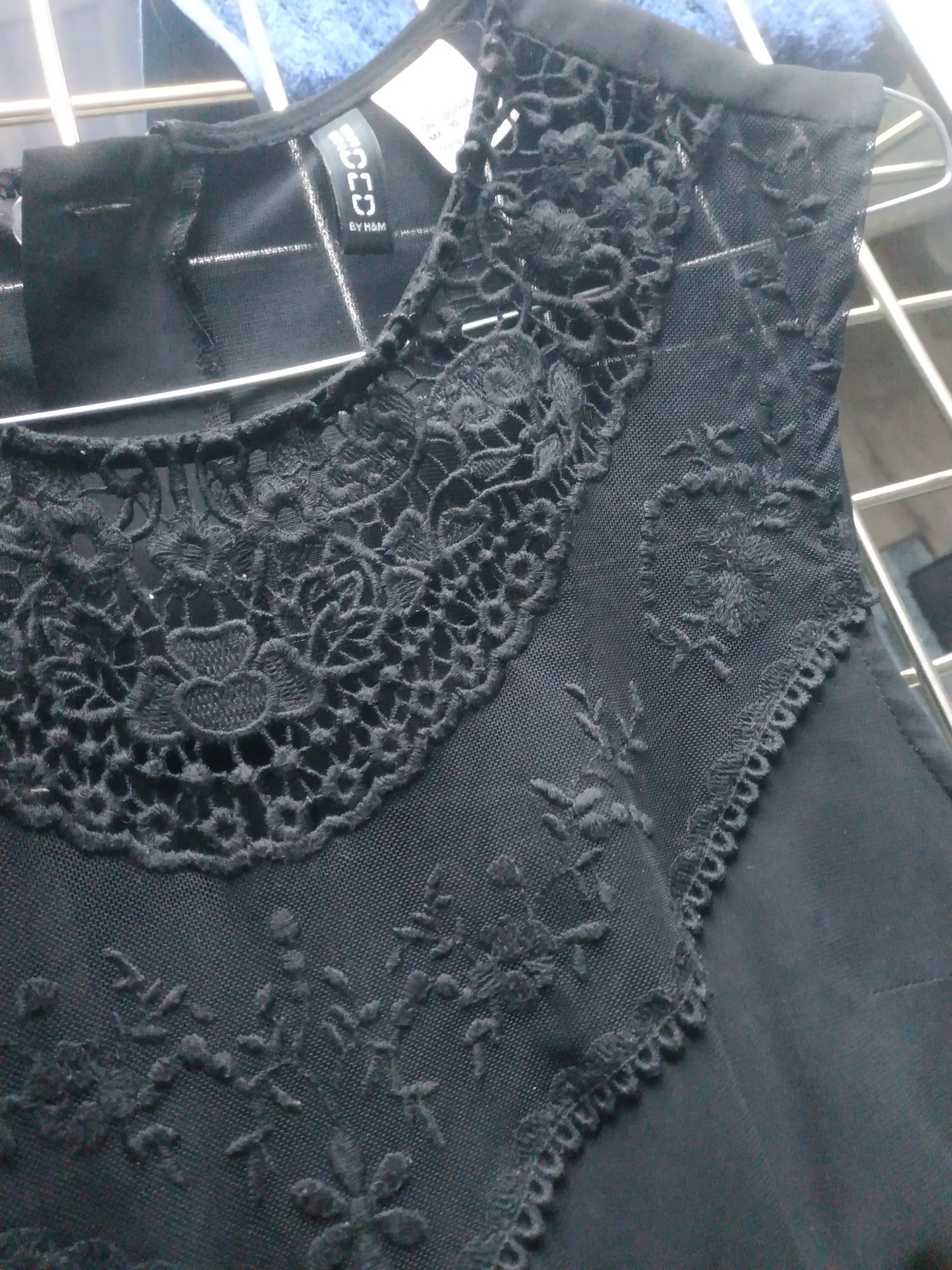 H&M sukienka czarna mini 40