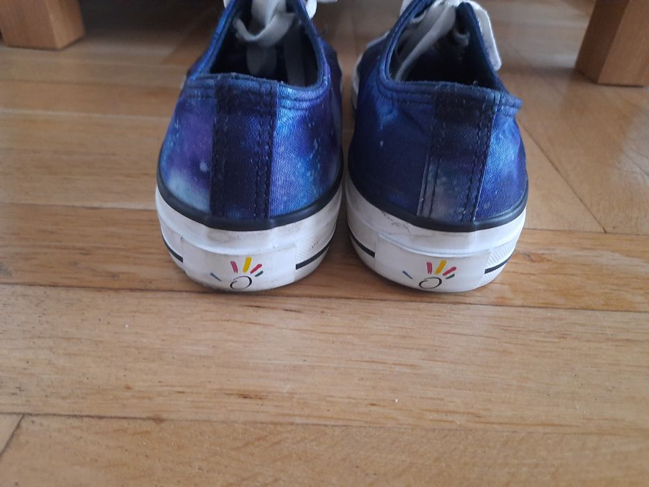 Trampki granatowo fioletowe roz. 36