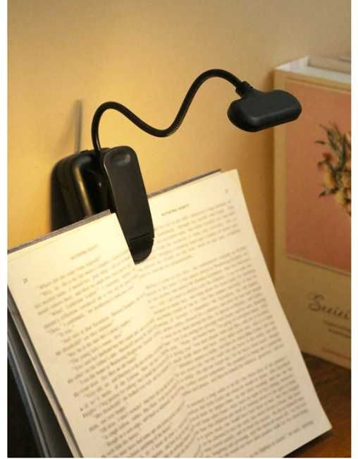 Lampka biurkowa led szkolna do czytania nauki pracy klips