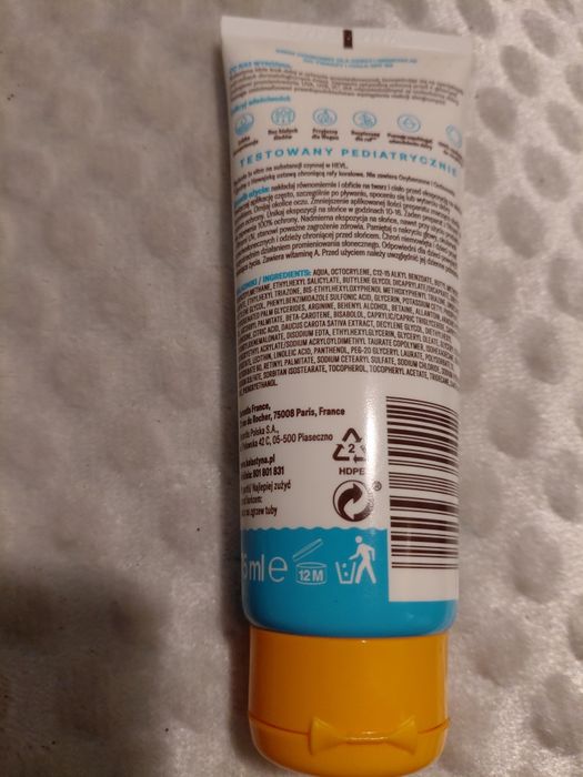 Kolastyna krem ochronny 50 SPF 75ml dla dzieci i niemowląt