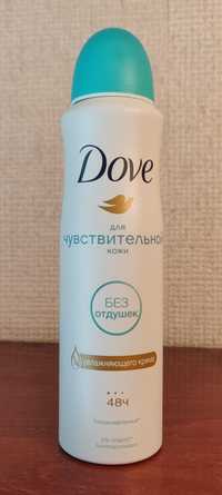 Дезодорант-антиперспирант спрей женский DOVE Бережная забота, для чувс