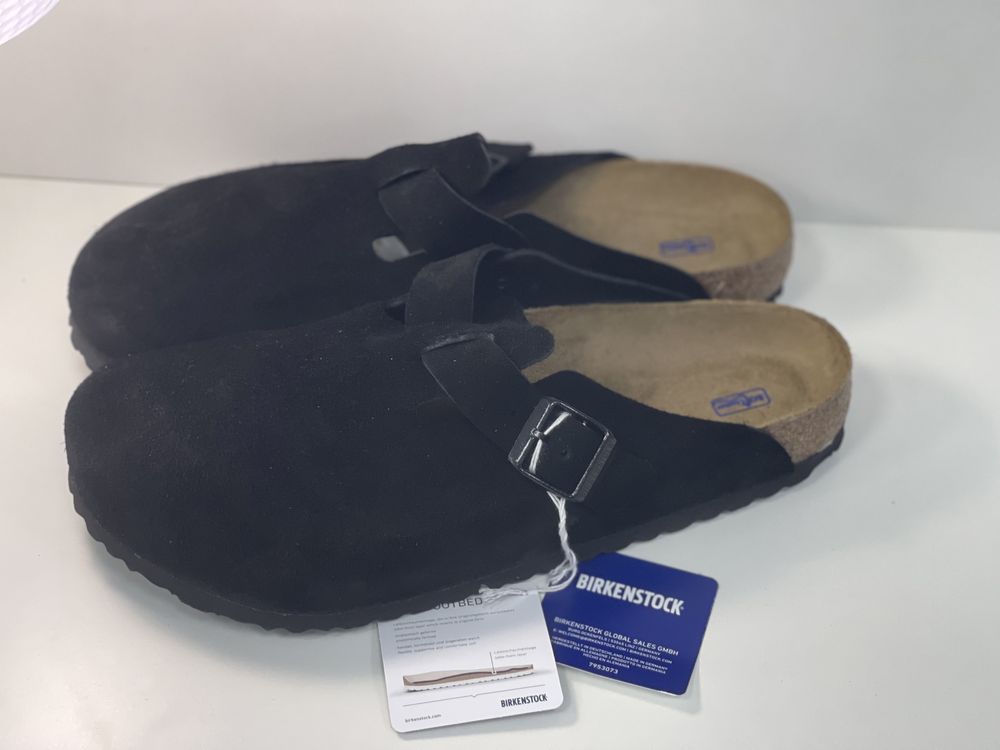 Акция !Birkenstock Boston black 44 Биркеншток Бостон 44р