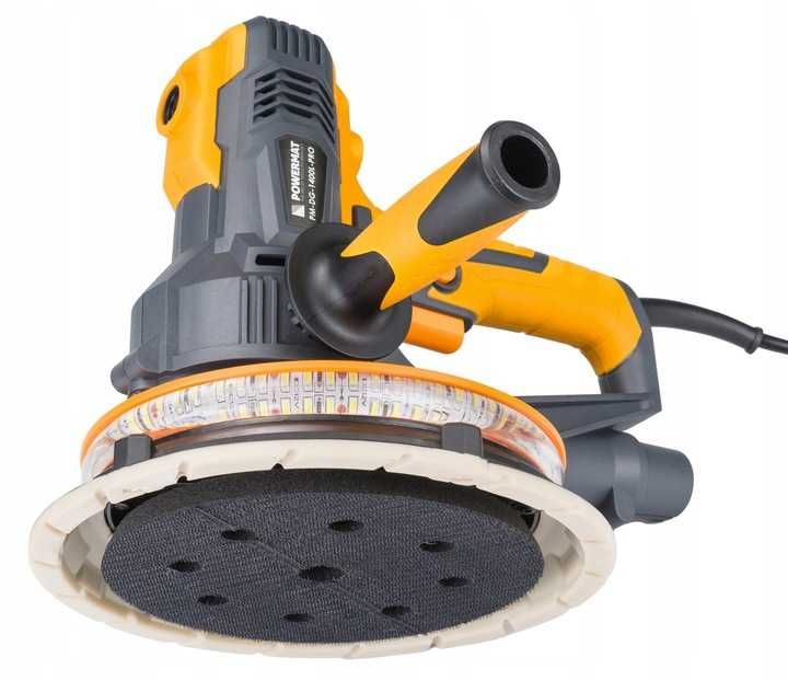 Szlifierka do GIPSU Gładzi Tynków 1400W Papier LED DG-1400L-PRO PM0688