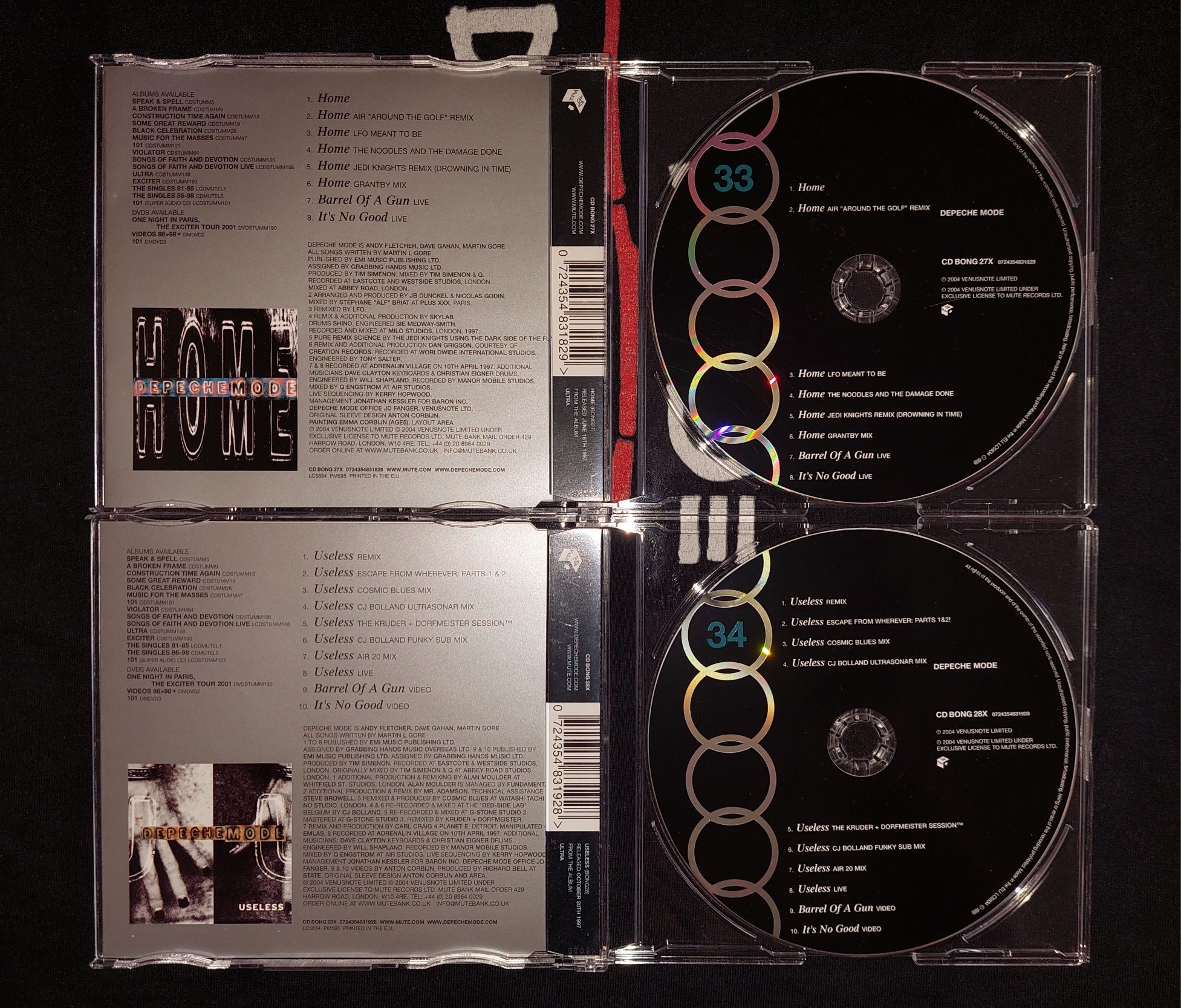 Depeche Mode Singles 31-36 ( Box Sets 6 ) 6 CD 2005