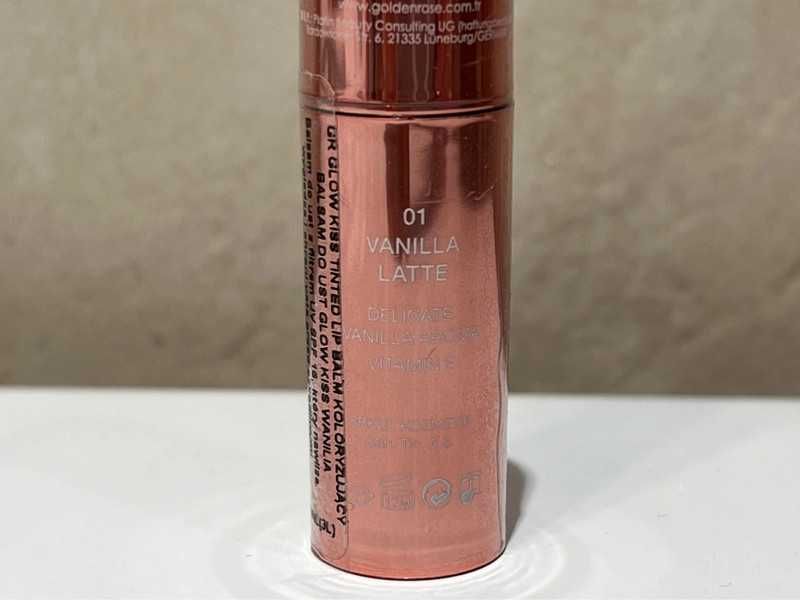 Golden Rose 01 Vanilla Latte koloryzujący balsam do ust SPF15