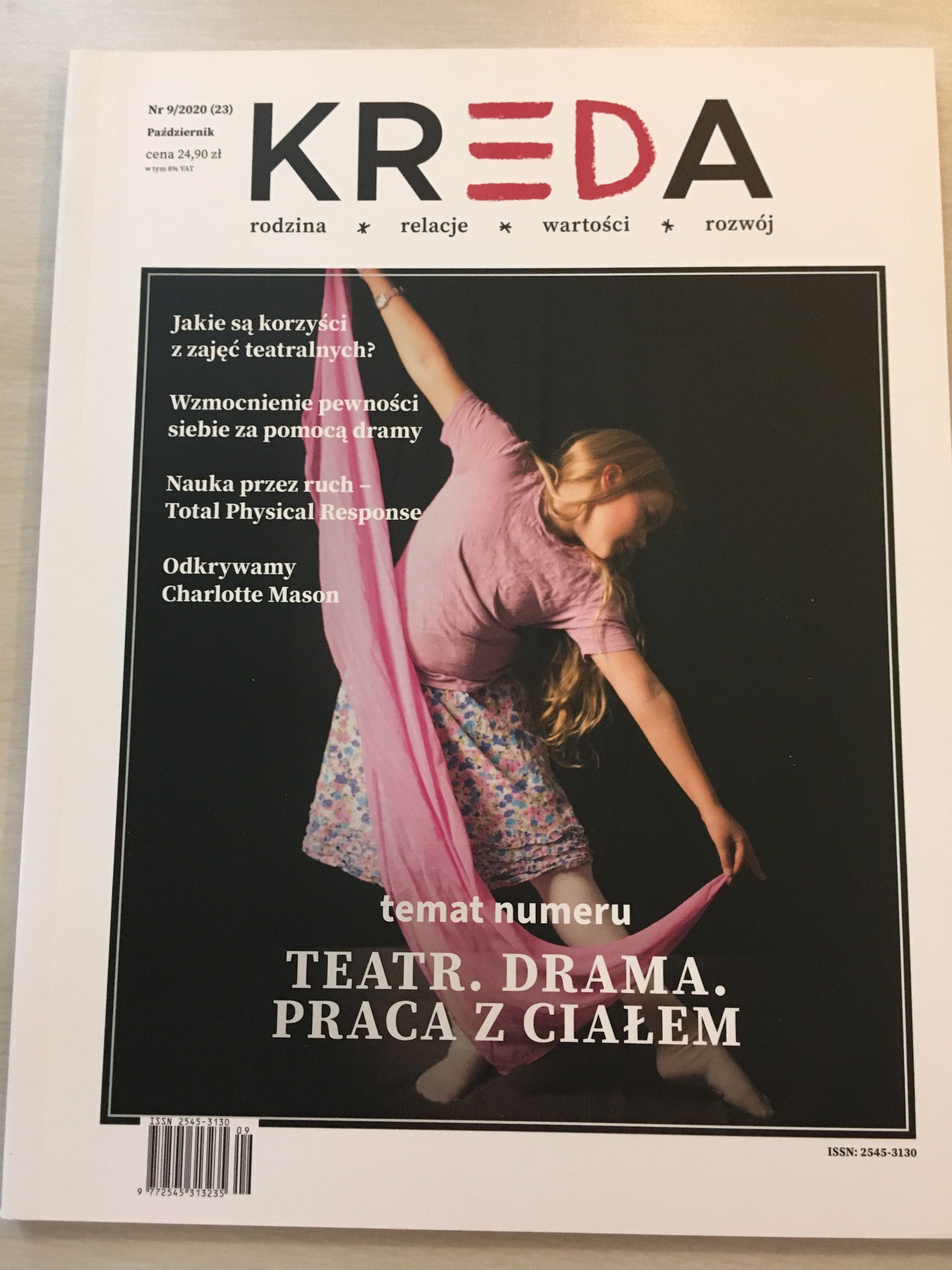 Zestaw 4x Kreda czasopismo Harcerstwo, Ojcostwo, Teatr. Drama, Podróże