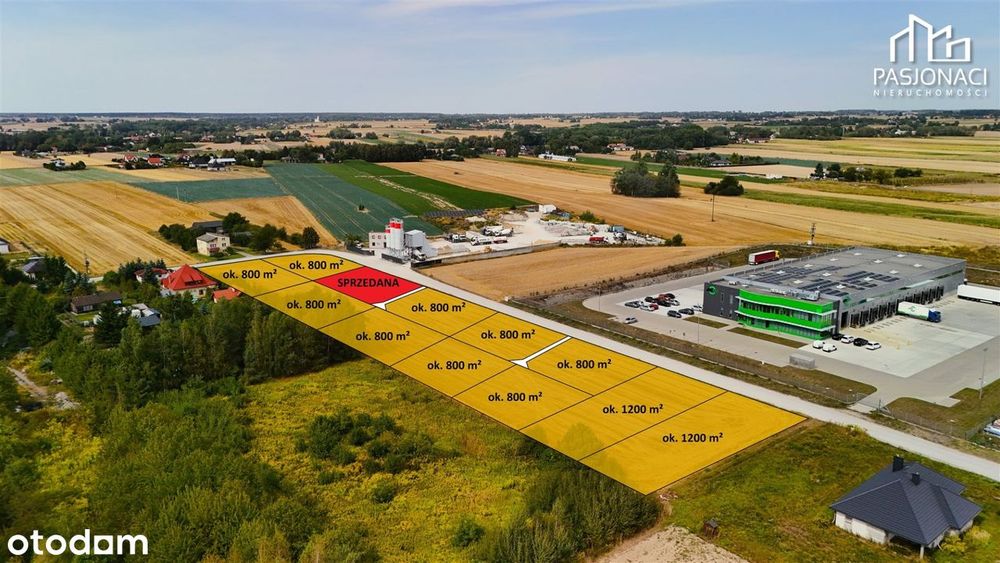 Kompleks działek blisko Lublina