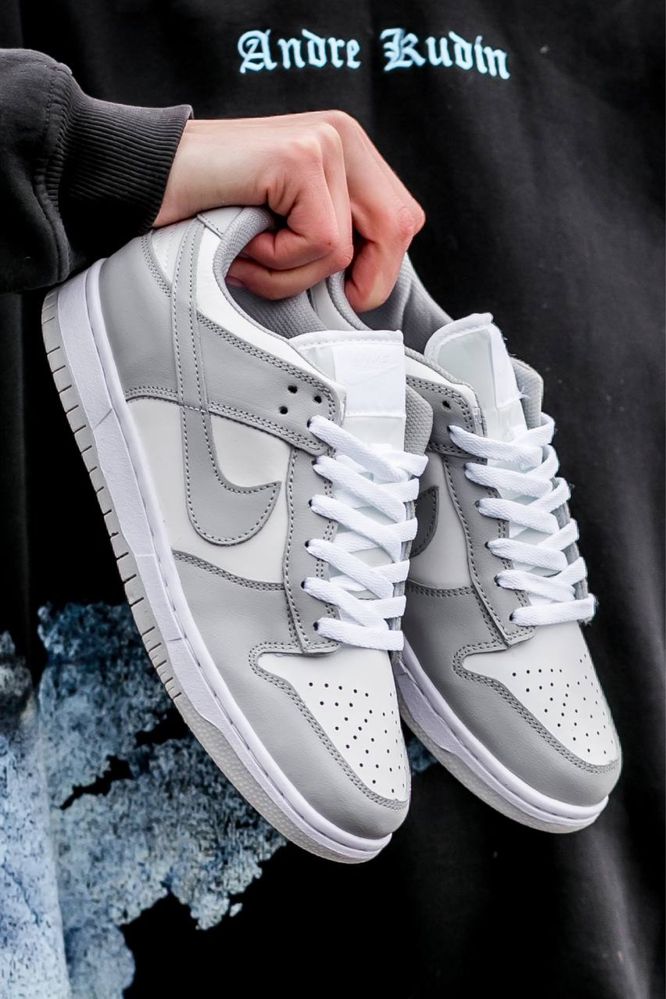 Кроссовки Nike SB Dunk White\Grey
