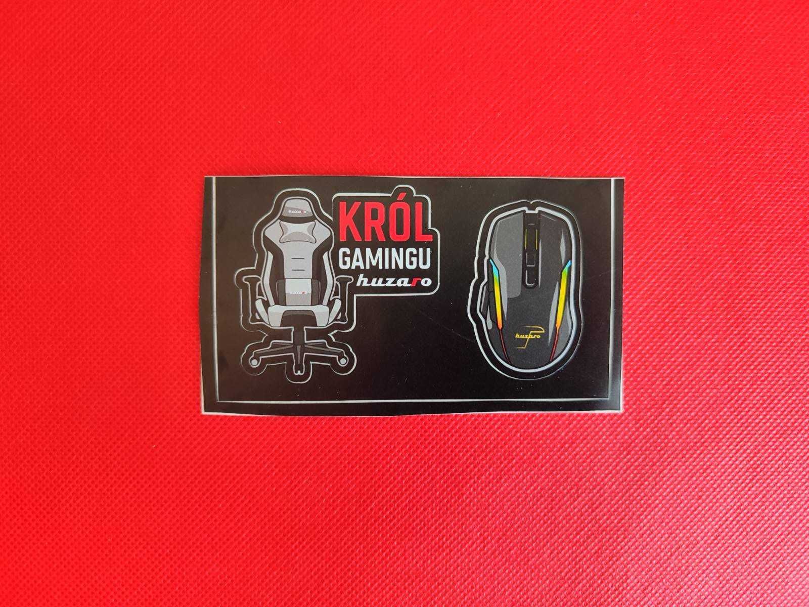 Naklejka papierowa samoprzylepna: Król Gamingu, 1 szt.