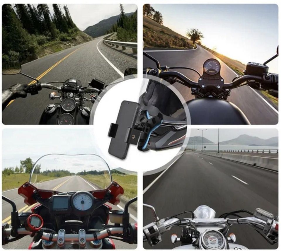 Кріплення для екшн камер GoPro Hero та смартфонів на мотошолом.