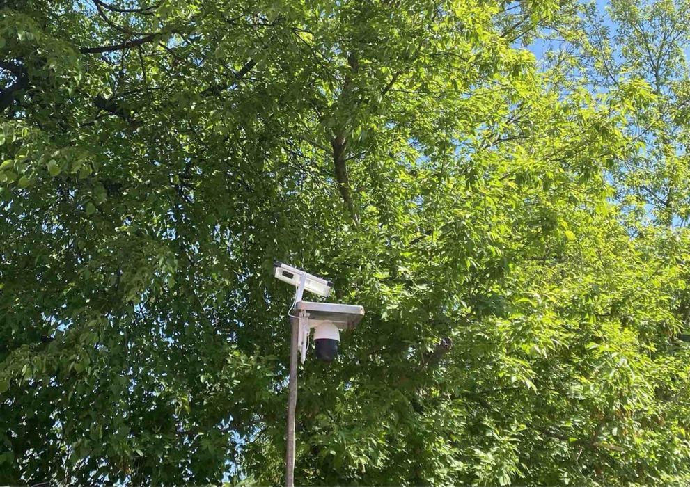 Автономна! Камера відеонагляду 4G сімкарта поворотна ptz вулична