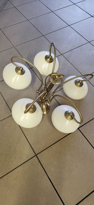 Żyrandol 5 ramienny, Lampa