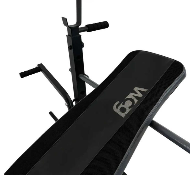 Скамья для жима WCG 0090 з брусами, скотом, нахилом і кутом 90°