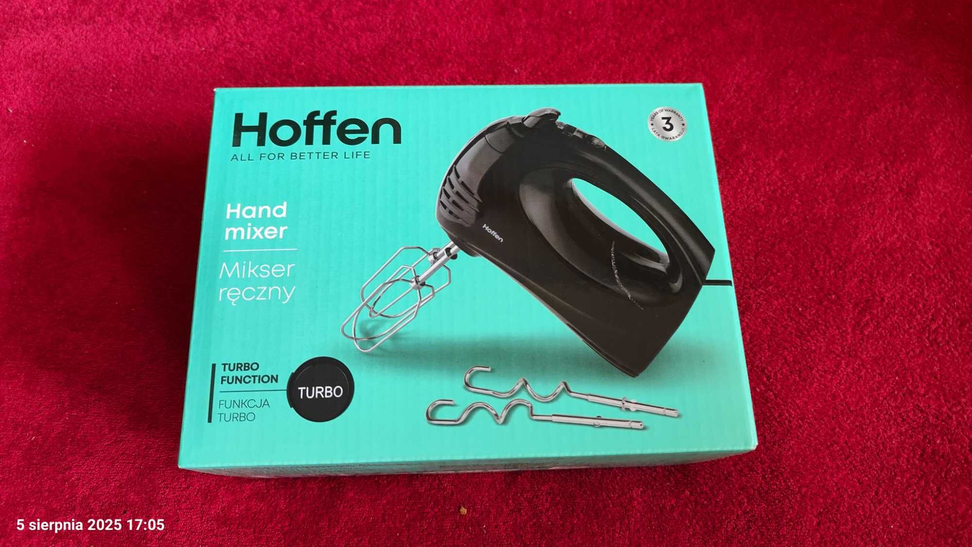 Mikser ręczny marki Hoffen - wzór 01