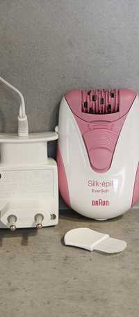 Епілятор Braun Silk epil - EverSoft біло-рожевий
