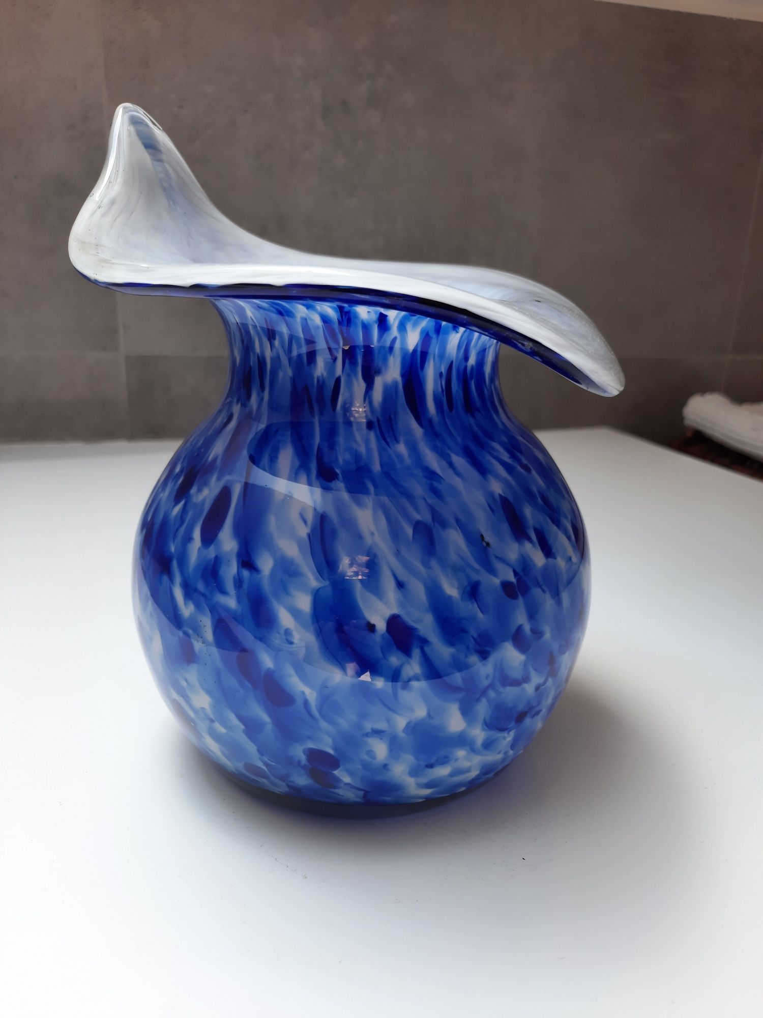 Szklany wazon Joska design. Vintage