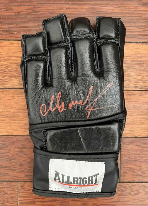 Mamed Khalidov KSW UFC MMA rękawica z autografem + certyfikat autenty.