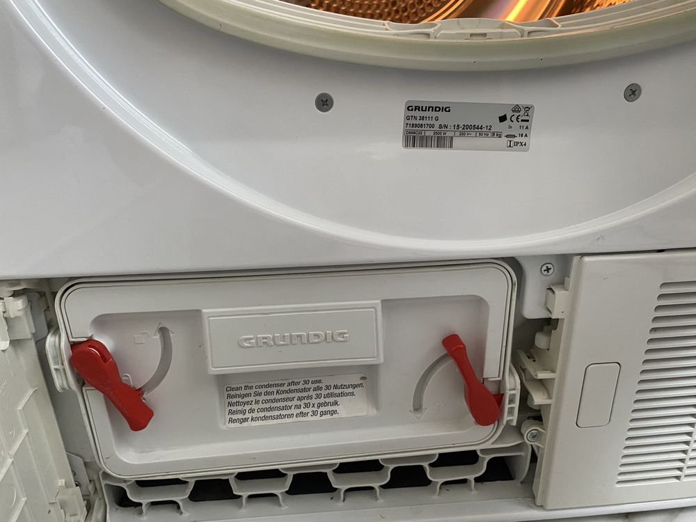 Сушильна машина Grundig GTN 38111 G, 8 кг сушка