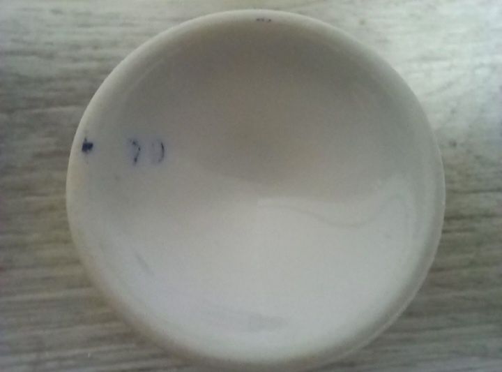 Podstawka na Jajko Porcelanowa pamiątka PRL