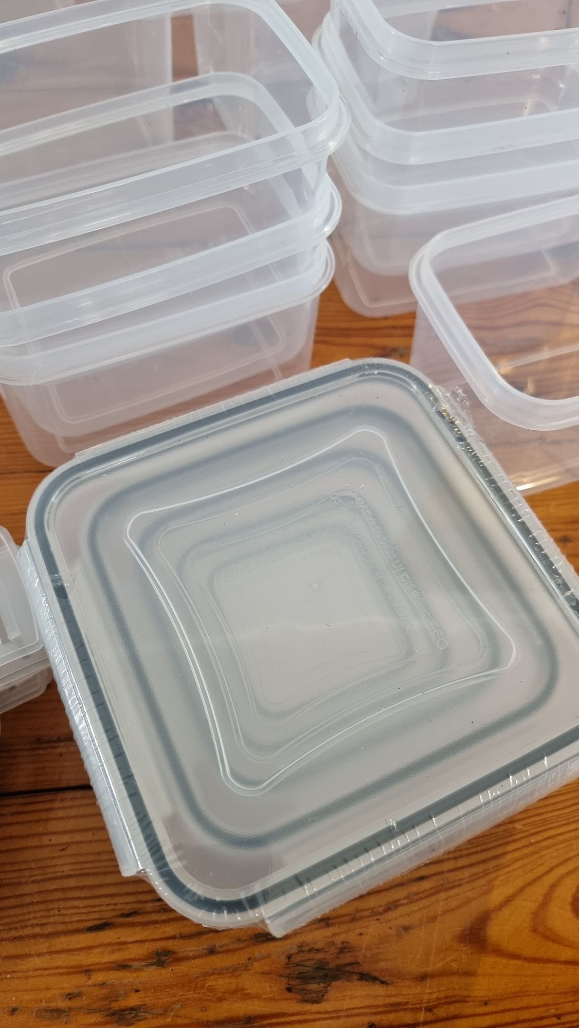 Pojemniki plastikowe  na żywność hermetyczne duży zestaw