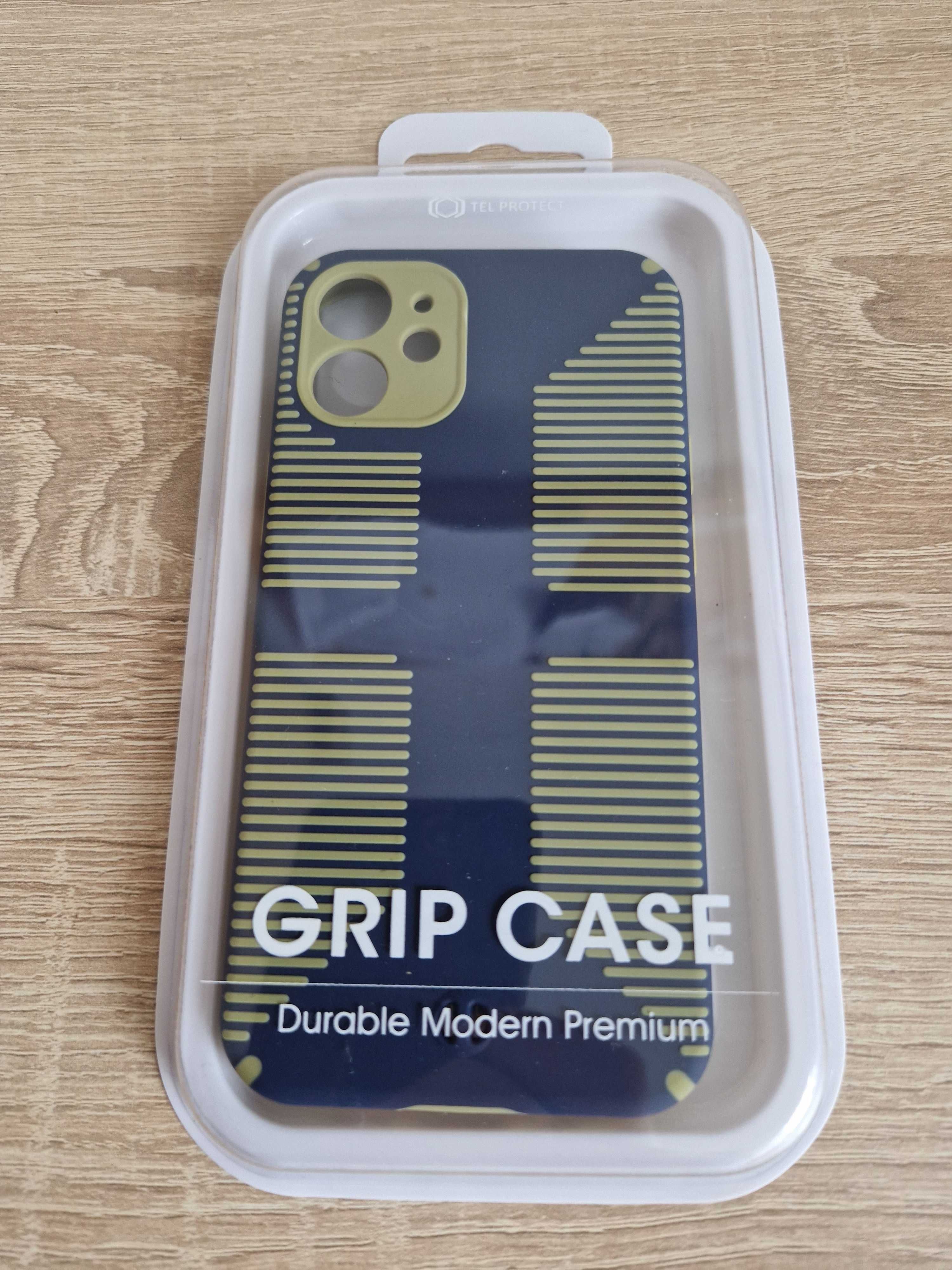 Etui TEL PROTECT Grip Case do Iphone 12 Mini Granatowy