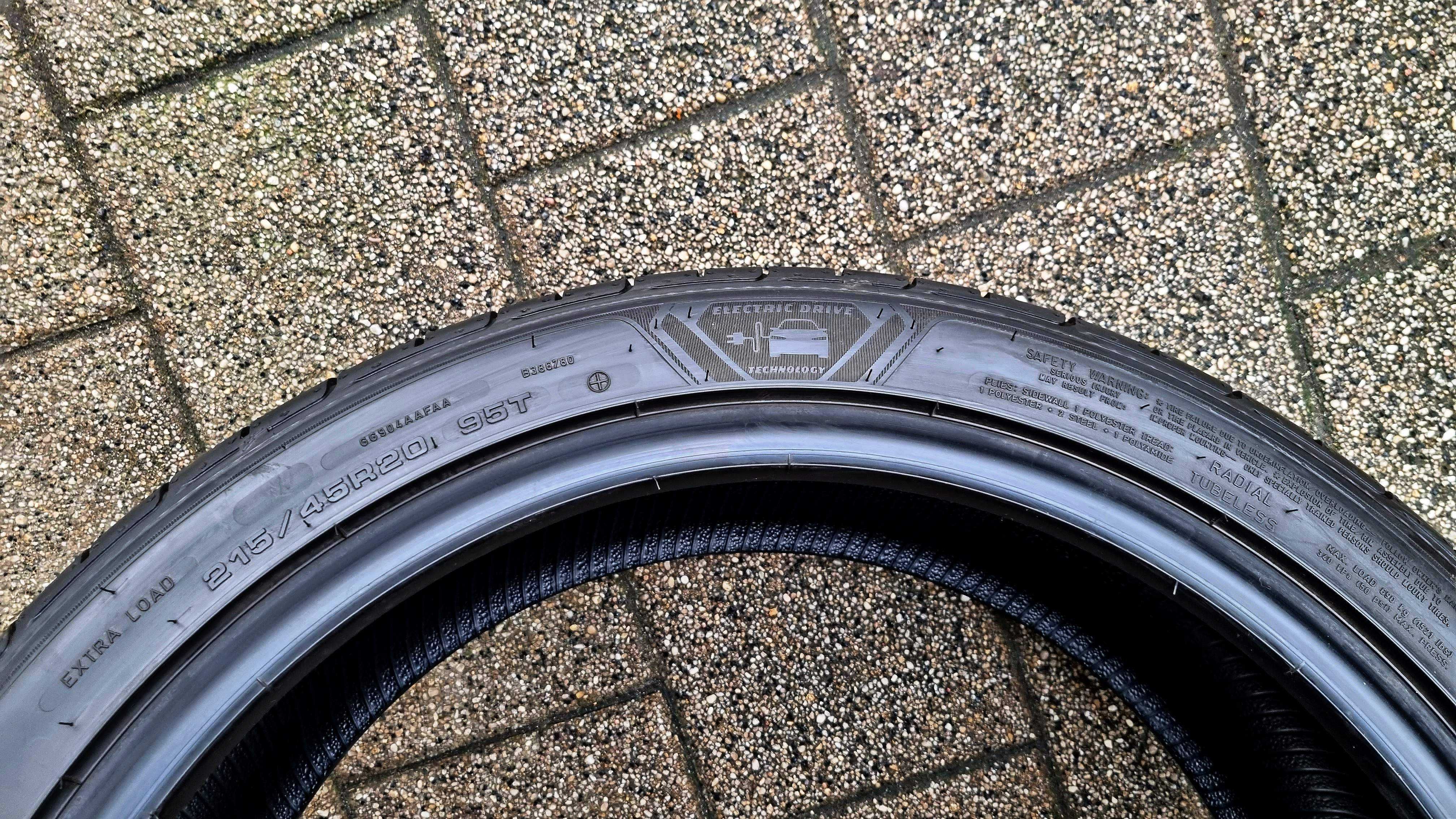 215/45R20 Goodyear EfficientGrip Performance 95T XL Germany 2021 Nowe