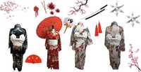 Прокат костюма гейша, самурай, японский хаори, кимоно, катана КИЕВ